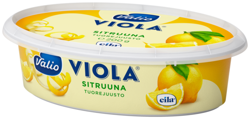 Valio Viola lemon cream cheese 200g lactose free