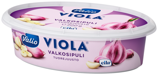 Valio Viola garlic cream cheese 200g lactose free