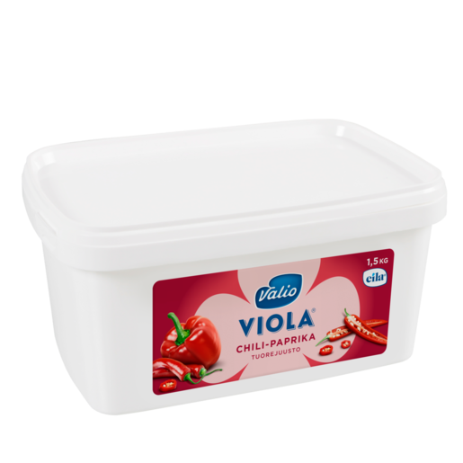 Valio Viola chili-pepper cream cheese 1,5kg lactose free