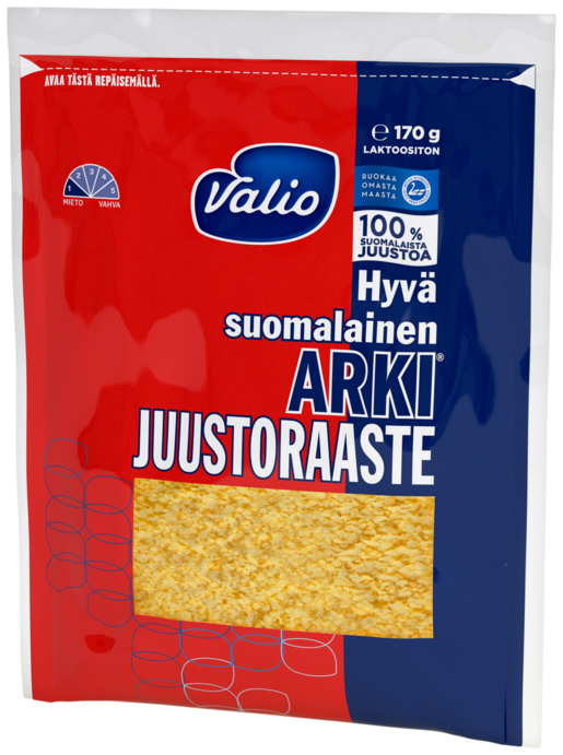 Valio Hyvä suomalainen Arki grated cheese 170g