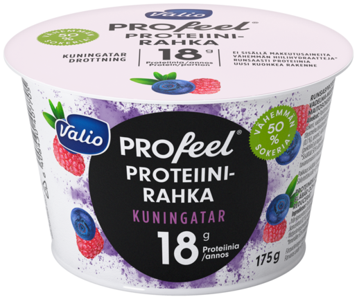 Valio PROfeel raspberry-blueberry proteinquark 175g lactose free