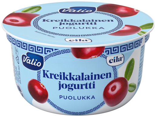 Valio kreikkalainen puolukka jogurtti 150g laktoositon
