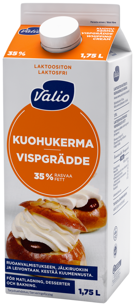 Valio whipping cream 1,75l lactose free