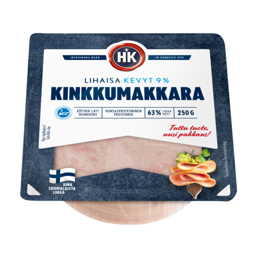 HK Meaty low fat ham sausage 9% 250 g