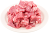 Snellman pork fore loin in 20x20mm dices 2kg