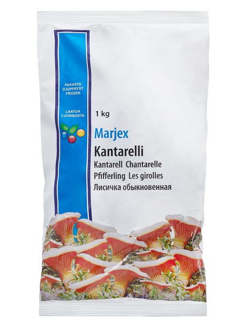Marjex kantarell 1kg Estland djupfryst
