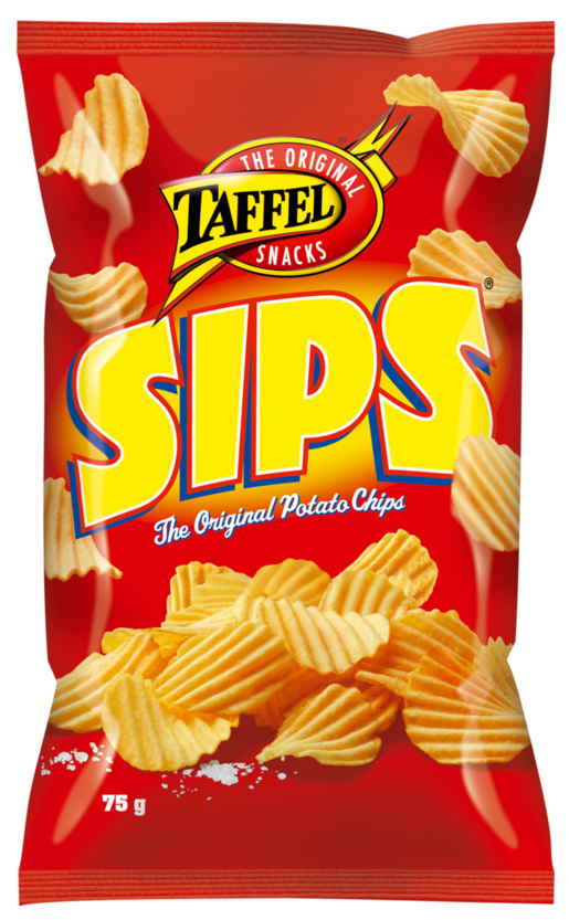 Taffel Sips potato chips 75g