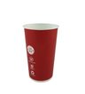 Huhtamaki paperboard cold drink cup red cup 44x400ml