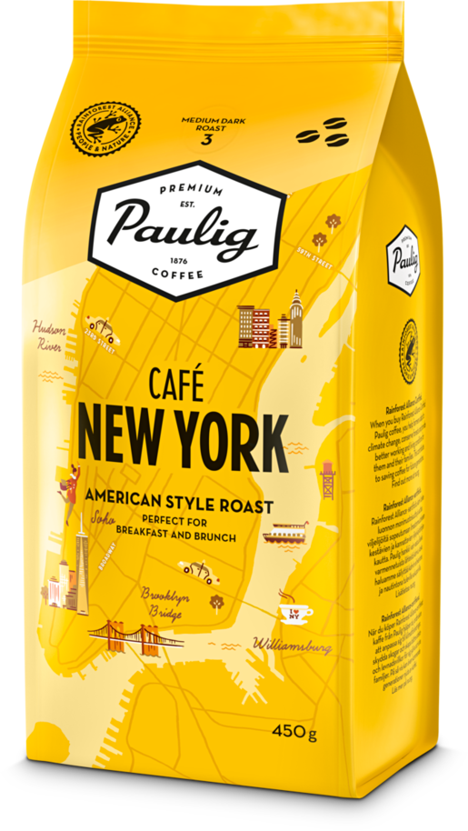 Paulig Café New York kaffebönor  450g