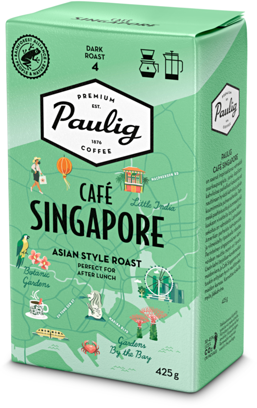 Paulig Café Singapore bryggkaffe 425g finmalet