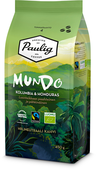 Paulig Mundo organic Kolumbia Honduras coffee beans 450g