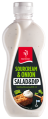 \"Saarioinen sour cream onion salaatti- ja dippikastike 345ml\t\"