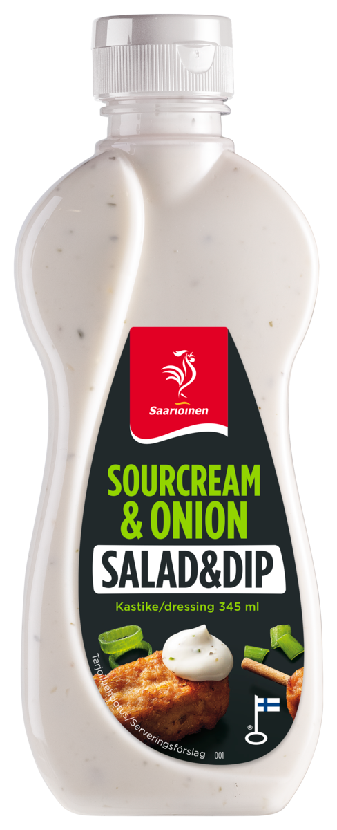 Saarioinen sour cream onion dressing 345ml