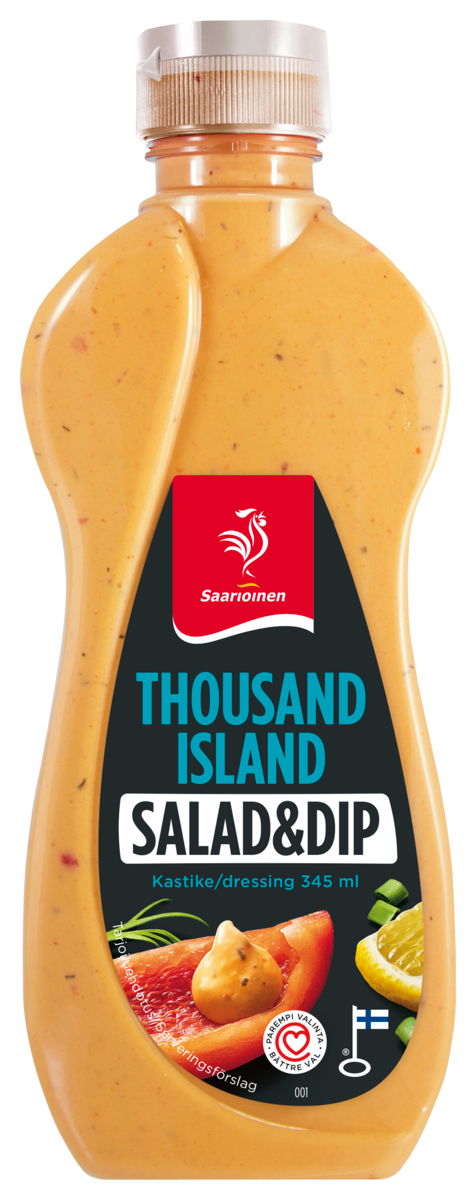 Saarioinen Thousand Island salaatti- ja dippikastike 345ml