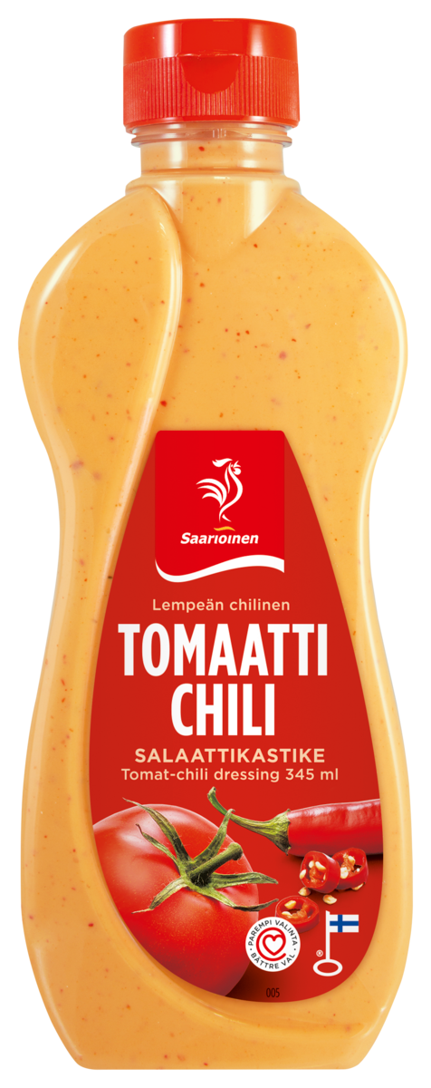 Saarioinen tomaatti-chili salaattikastike 345ml