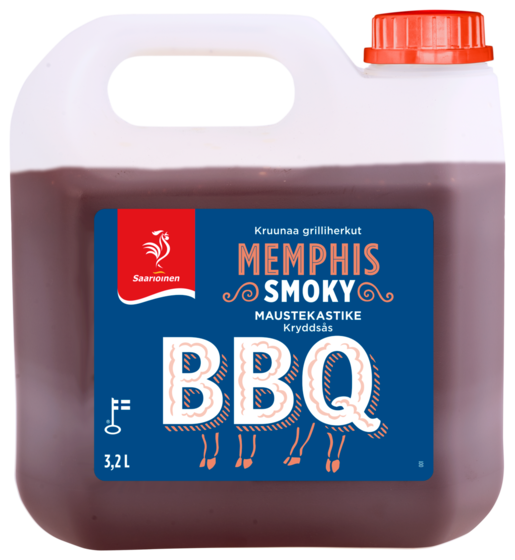 Saarioinen Memphis smoky BBQ spice sauce 3,2l