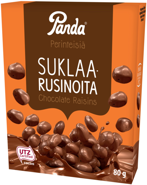 Panda chocolate raisins 80g