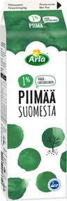 Arla Suomesta piimä 1% 1l vähälaktoosinen