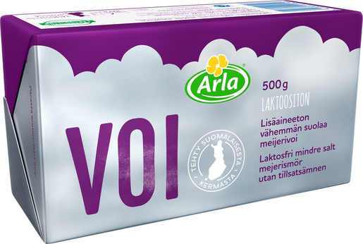 Arla less salted butter 500g lactosefree