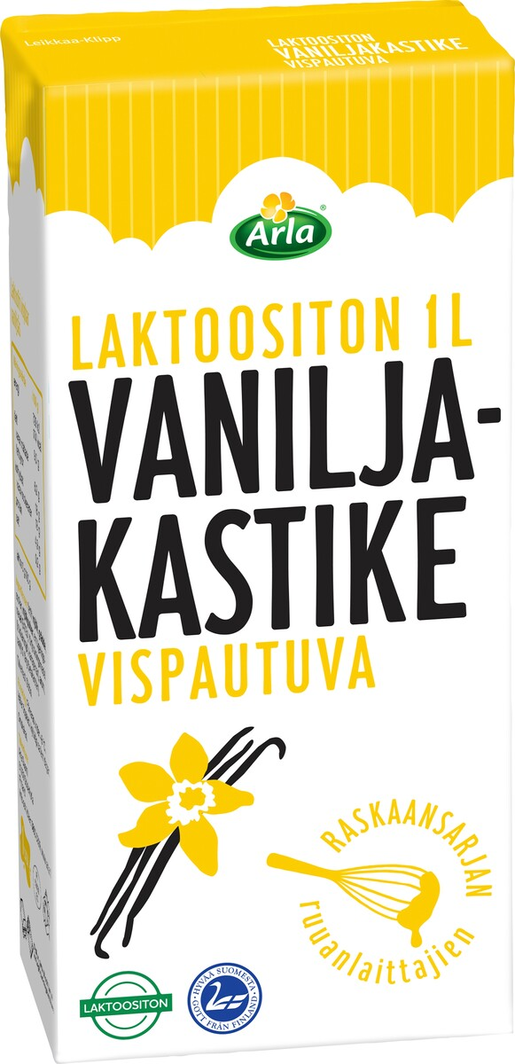 Arla vaniljsås 1l laktosfri, UHT