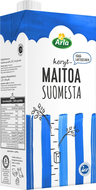 Arla Suomesta semi skimmed milk 1l low lactose, UHT