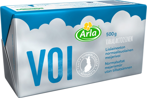 Arla normal salted butter 500g low lactose