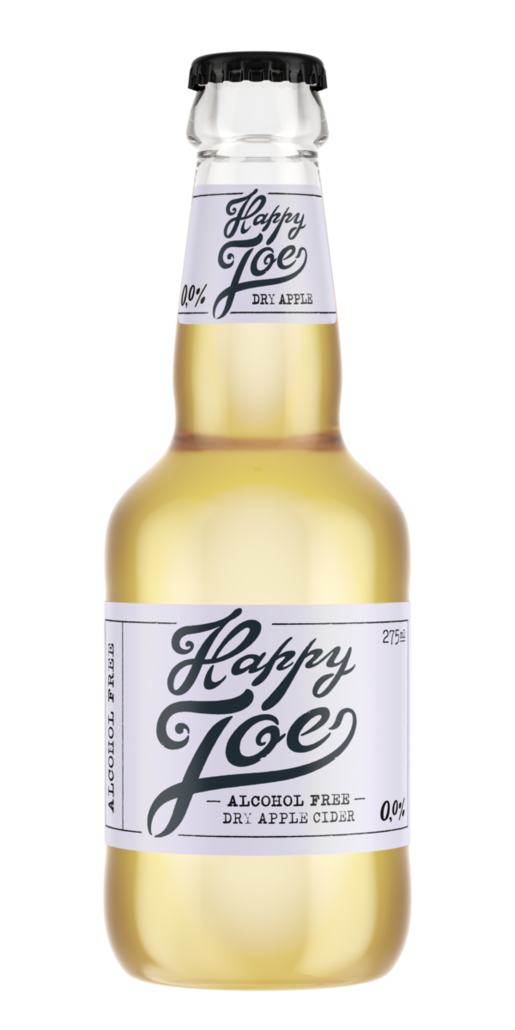 Hartwall Happy Joe Dry Apple 0% alkoholfri cider 0,275 l