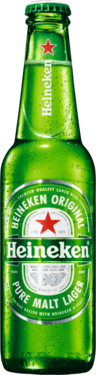 Heineken 5,0% 0,33l beer bottle