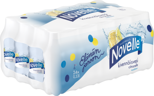 Hartwall Novelle Citronelle mineral water 24x0,33l