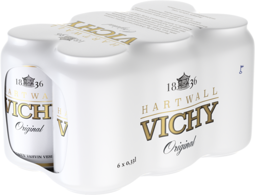 6 x Hartwall Vichy Original kivennäisvesi 0,33 l