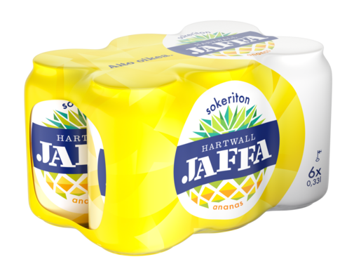 6 x Hartwall Jaffa Ananas No Sugar soft drink 0,33 l