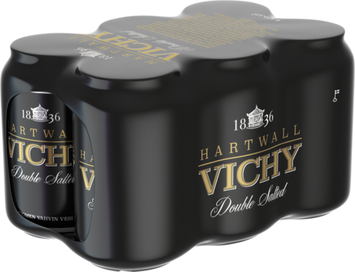 Hartwall Vichy Original Double Salted 6x0,33l mineral water