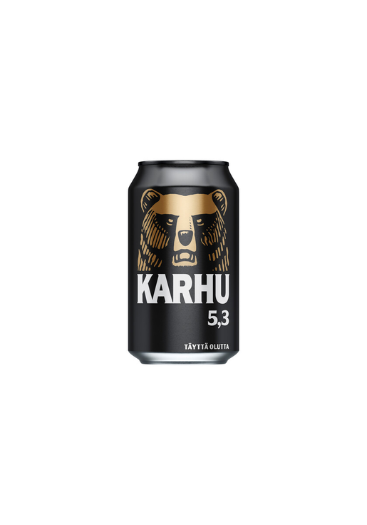 Karhu Lager olut 5,3% 0,33l tölkki