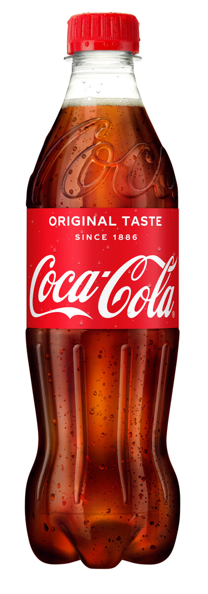 Coca-Cola soft drink plastic bottle 0,5 L