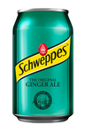 Schweppes Ginger Ale soft drink can 0,33L
