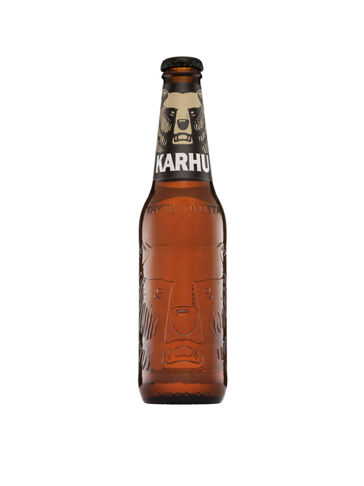 Karhu Lager 4,6% 0,33l beer glass bottle