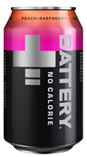 Battery No Calorie Peach + Raspberry energy drink can 0,33 L