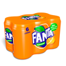 6-pack Fanta Orange soft drink can 0,33 L