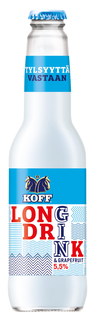 Koff Long Drink Greippi 5,5 % pullo 0,33 L