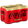 Coca-Cola Zero Sugar Koffeinfri läskedryck 6x0,33l burk