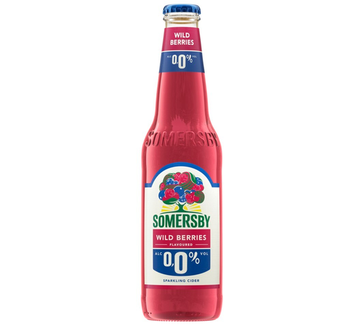 Somersby Wild Berries alkoholiton siideri 0% 0,33l pullo