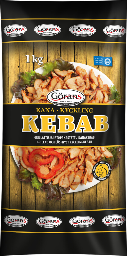 Görans 1kg chicken kebab grilled