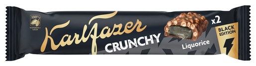 Karl Fazer Crunchy Black Edition chcolate bar 55g
