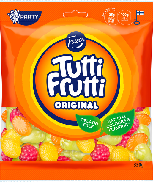Tutti Frutti Original natural sweet 350g