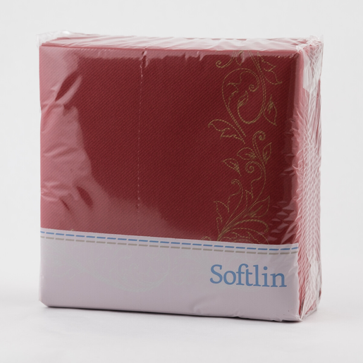 Softlin lily wine napkin 1-ply 39cm 50pcs