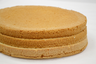 RF Cake base round 22 cm, 10 x 480 g (à 3 parts). Lactose free, milk free