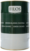 Filos valkosipulitäytteiset vihreät oliivit 4,2/2kg