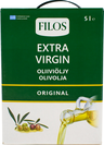 Filos original extra virgin olive oil 5l bag in box
