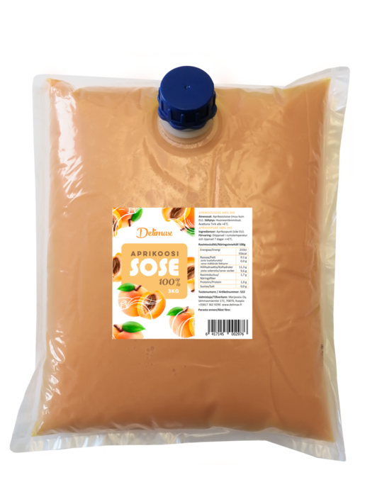 DeliMax apricot puree 100% 3kg