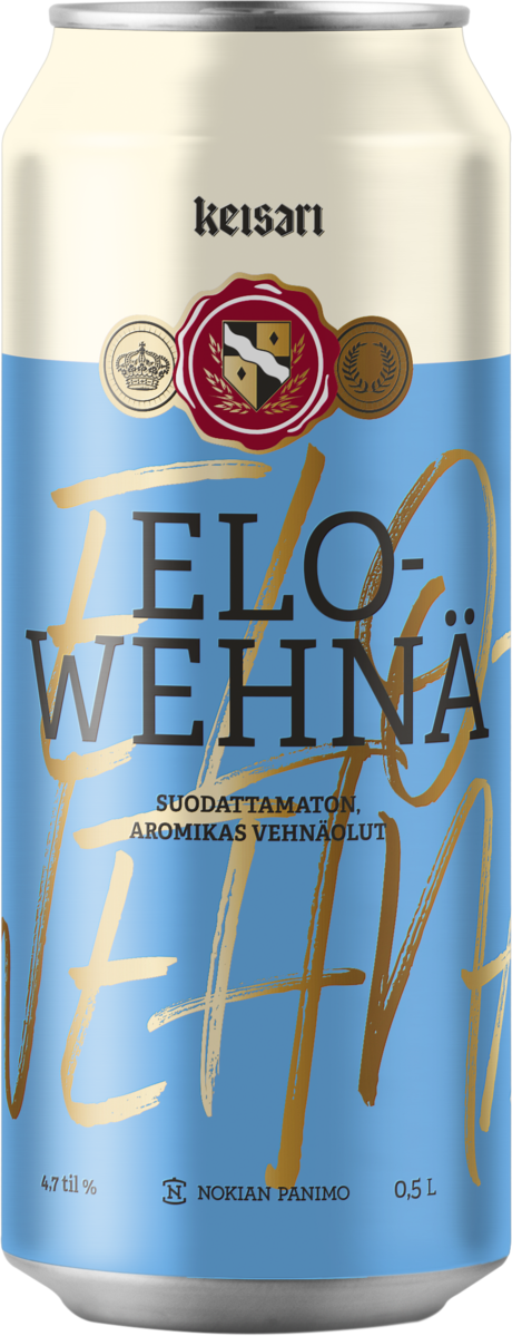 Keisari EloWehnä beer 4,7% 0,5l can